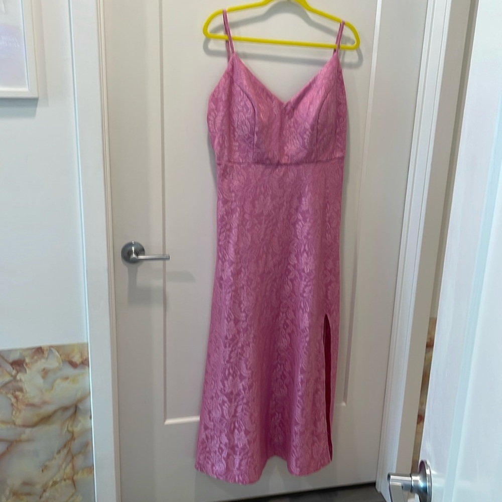 Pink Lace Dress - XL